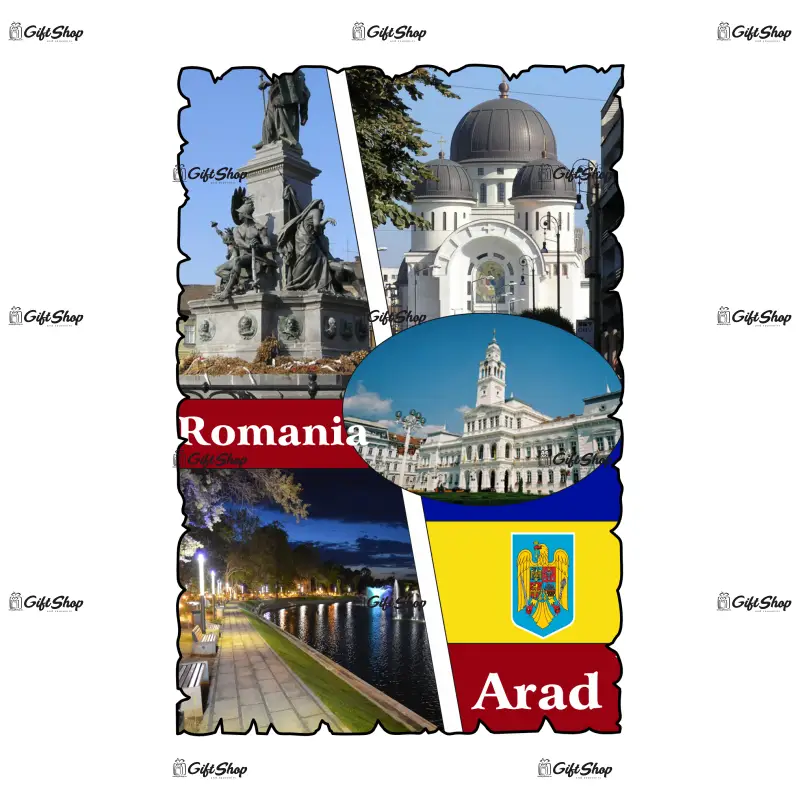 Arad romania, magnet frigider mgs034